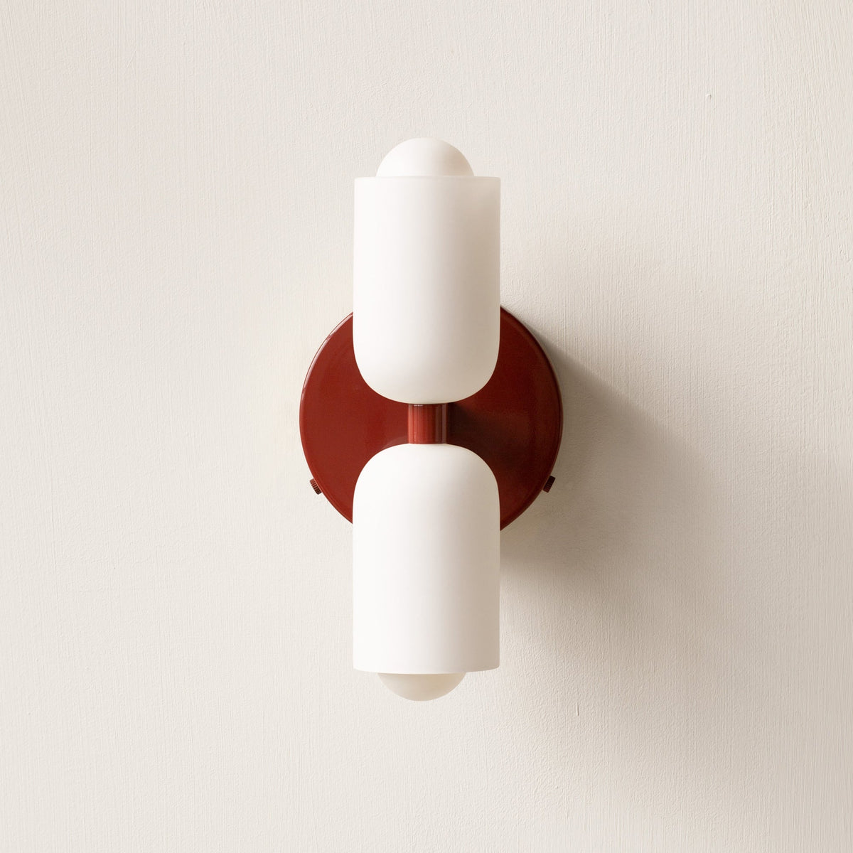 Thea Double Head Wall Sconce, Red