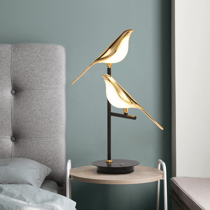 Robin Bird Table Lamp, 2 heads