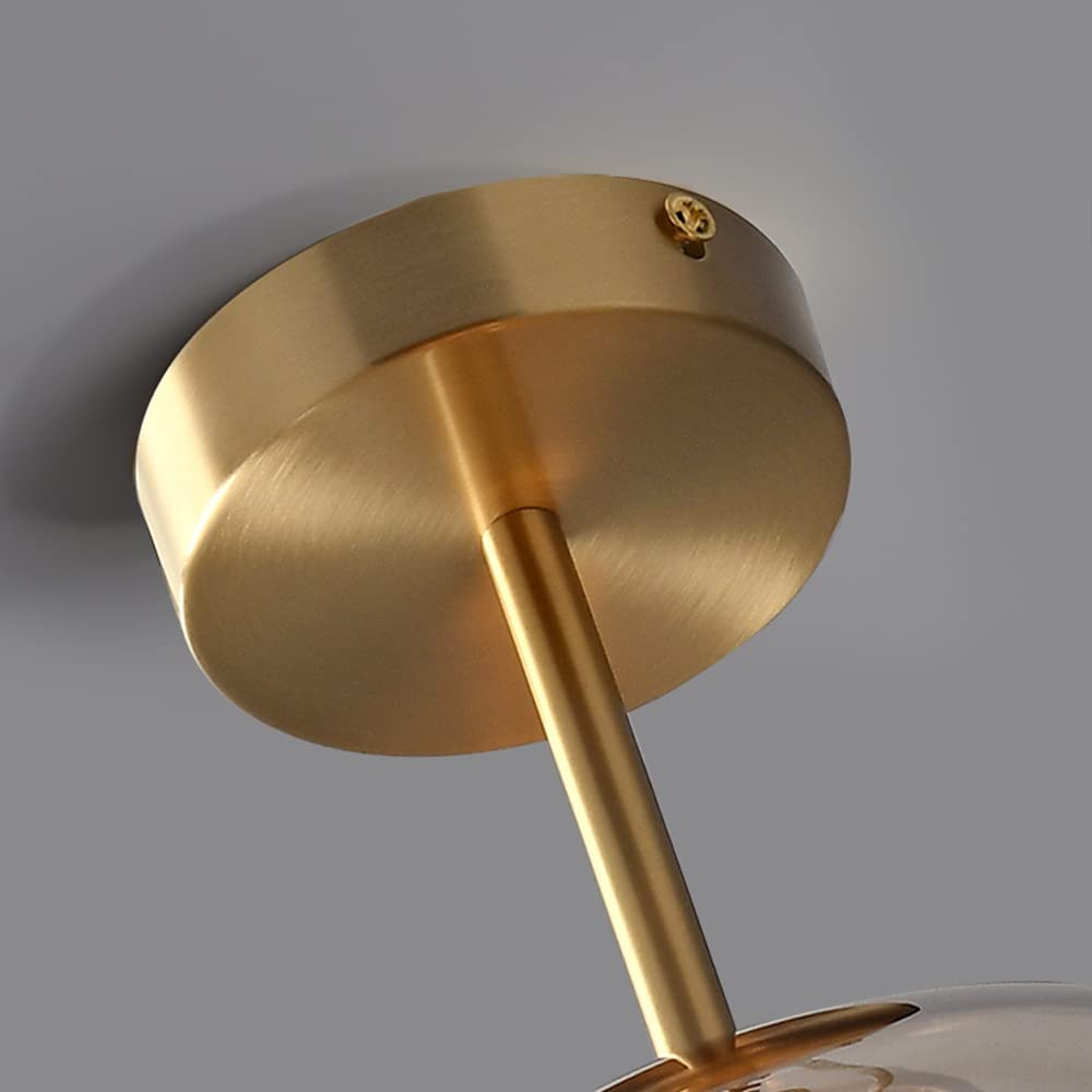Esme Amber Glass Ceiling Light, photo 5