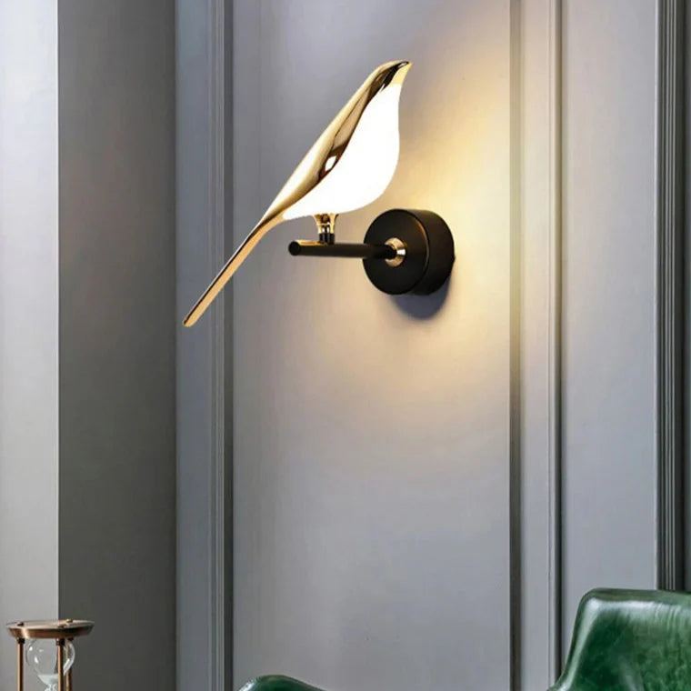 Wren Bird Wall Light, photo 3