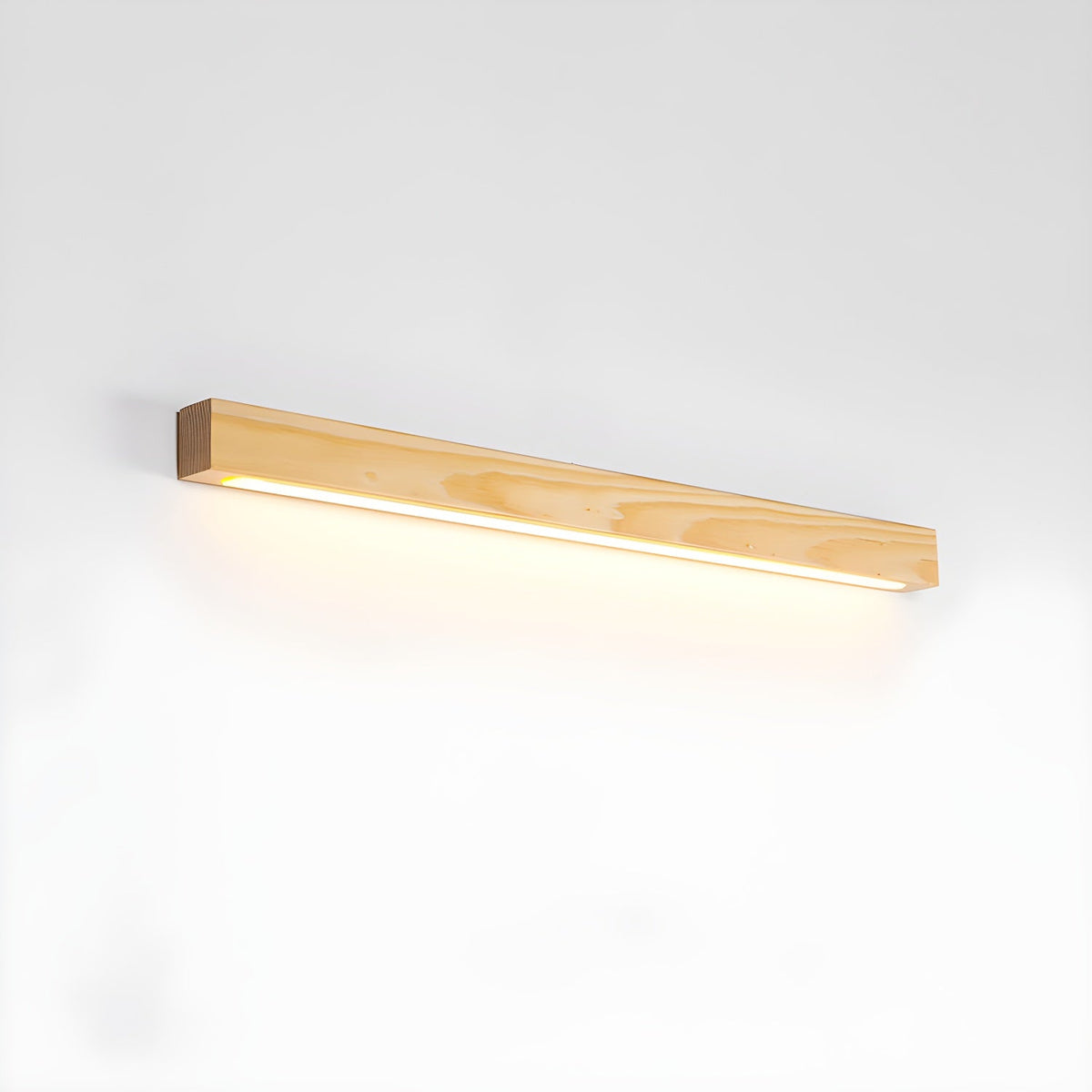 Arden Linear Wood Wall Light, Wood Color