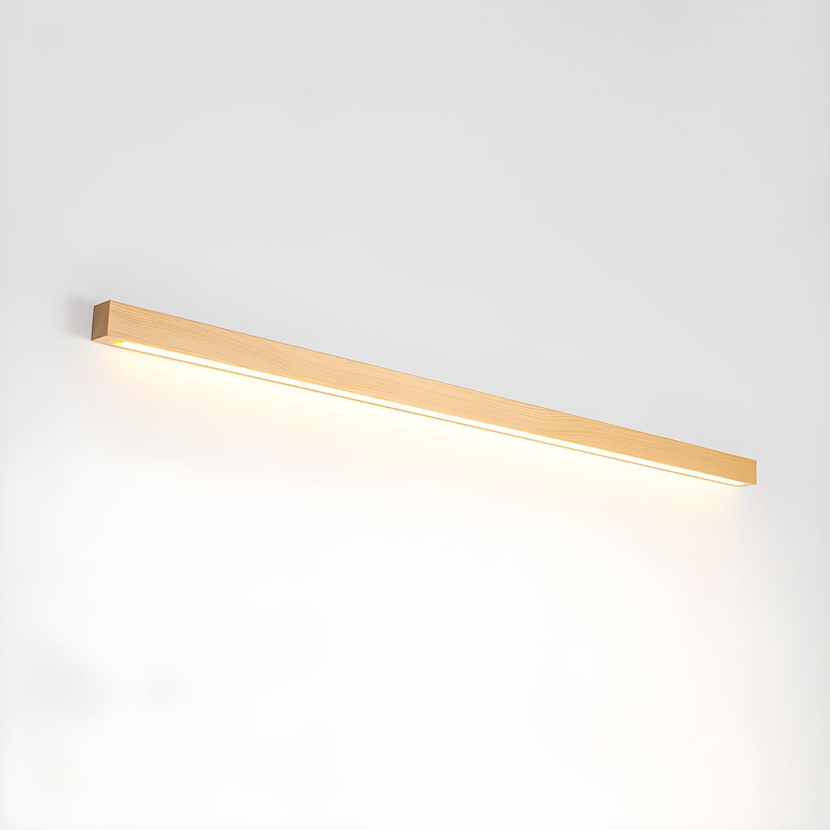 Arden Linear Wood Wall Light, 47.2 inch, Wood Color