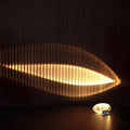Selma Crystal Stone Table Lamp, warm light