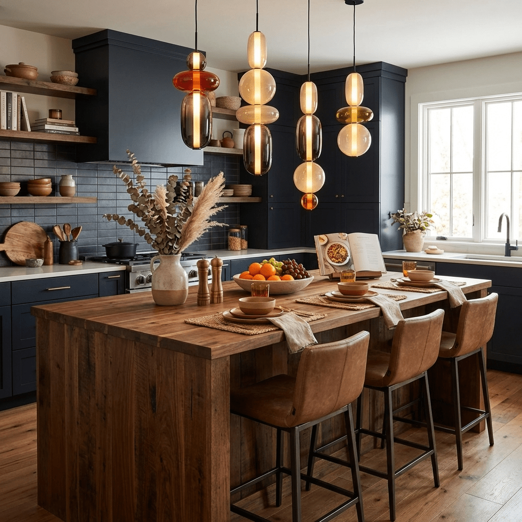 Juno Colored Glass Pendant Light, photo 6