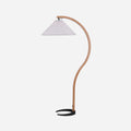 Greta Pleated Floor Lamp, white shade
