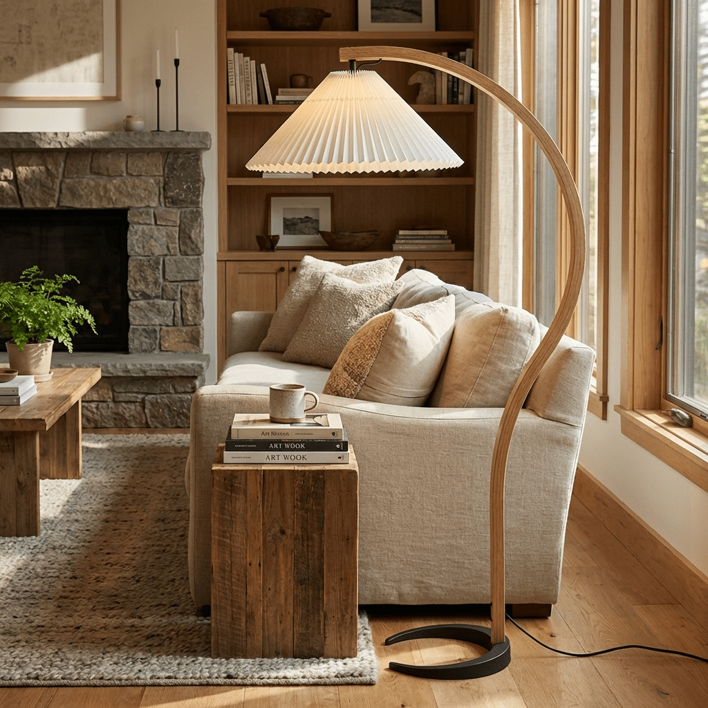 Greta Pleated Floor Lamp, photo 5