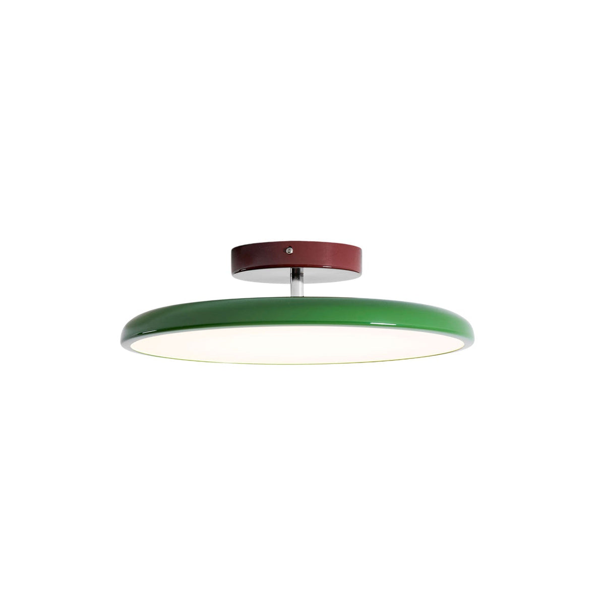 Mila Adjustable Ceiling Lamp, 11.8 inch, Green