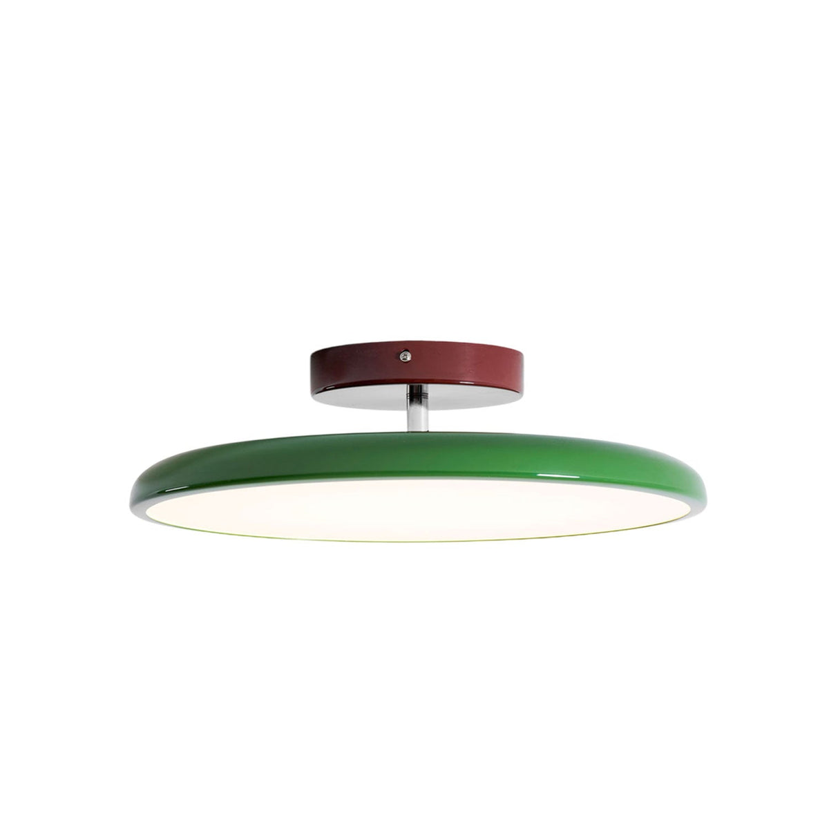 Mila Adjustable Ceiling Lamp, 15.7 inch, Green