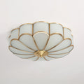 Flora Glass Petal Ceiling Light, frosted glass petals