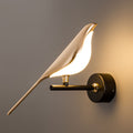 Wren Bird Wall Light, single head, neutral light