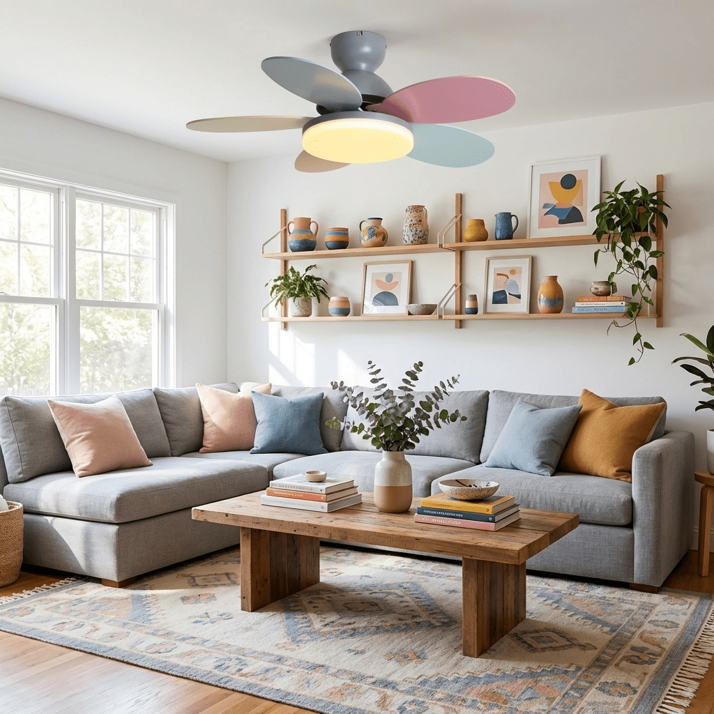 Pia Petal Ceiling Fan Light, photo 4