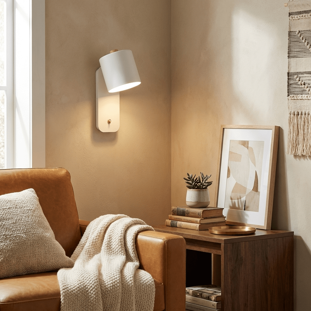 Rhea Rotating Cylinder Wall Lamp, photo 4