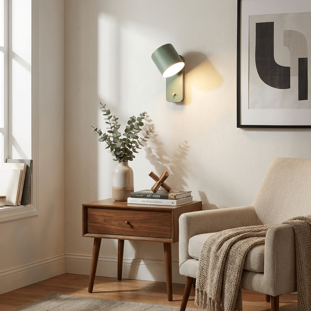 Rhea Rotating Cylinder Wall Lamp, photo 6