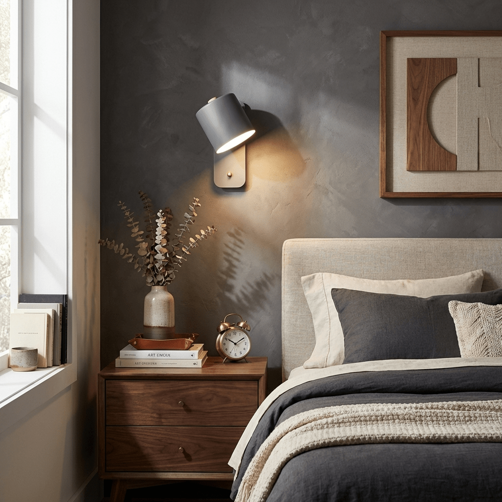 Rhea Rotating Cylinder Wall Lamp, photo 3