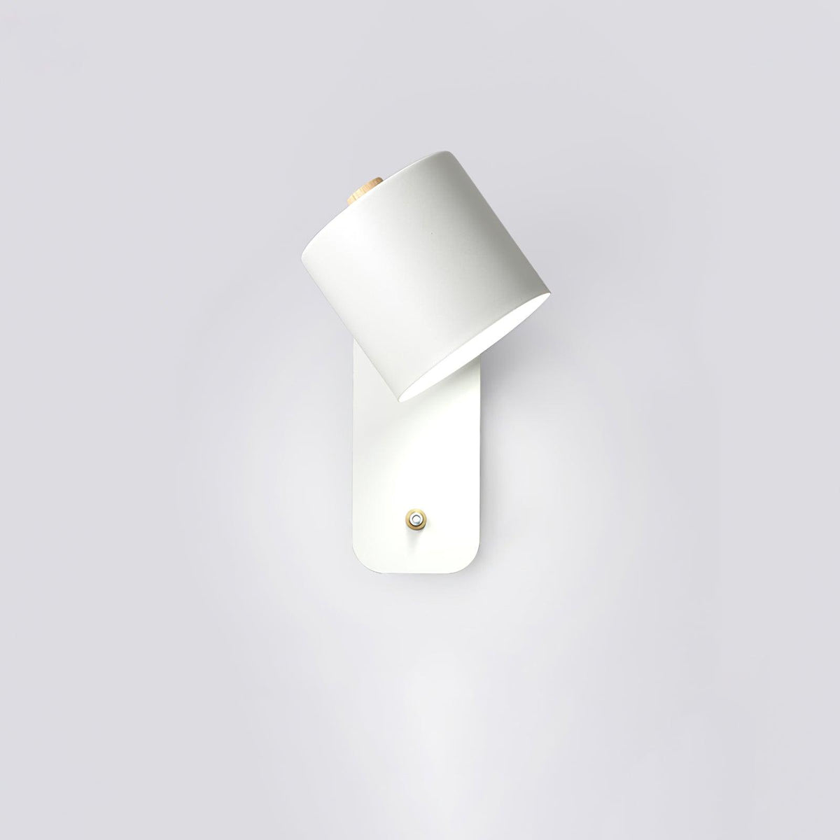 Rhea Rotating Cylinder Wall Lamp, White
