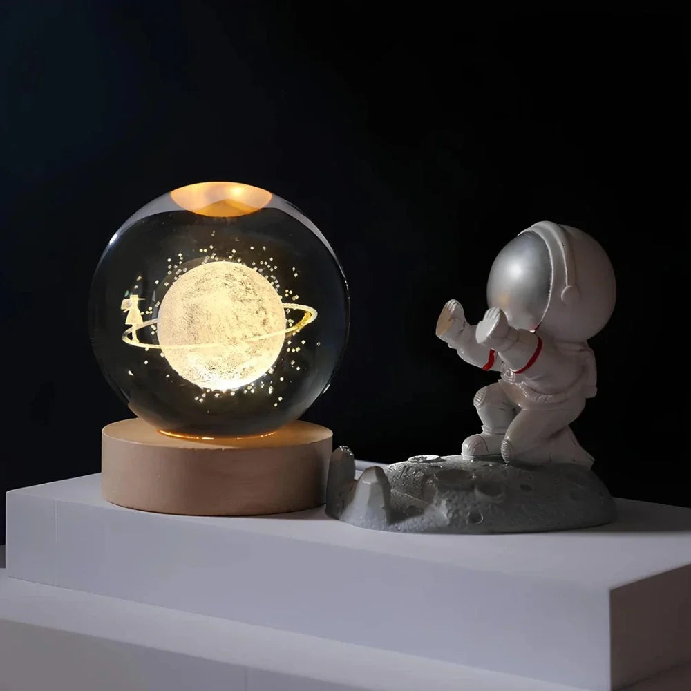 3D Crystal Ball Night Light, view 10
