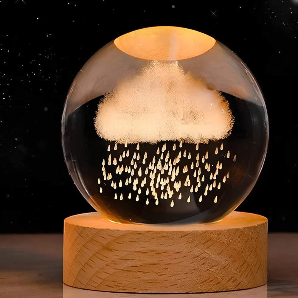 3D Crystal Ball Night Light, view 17
