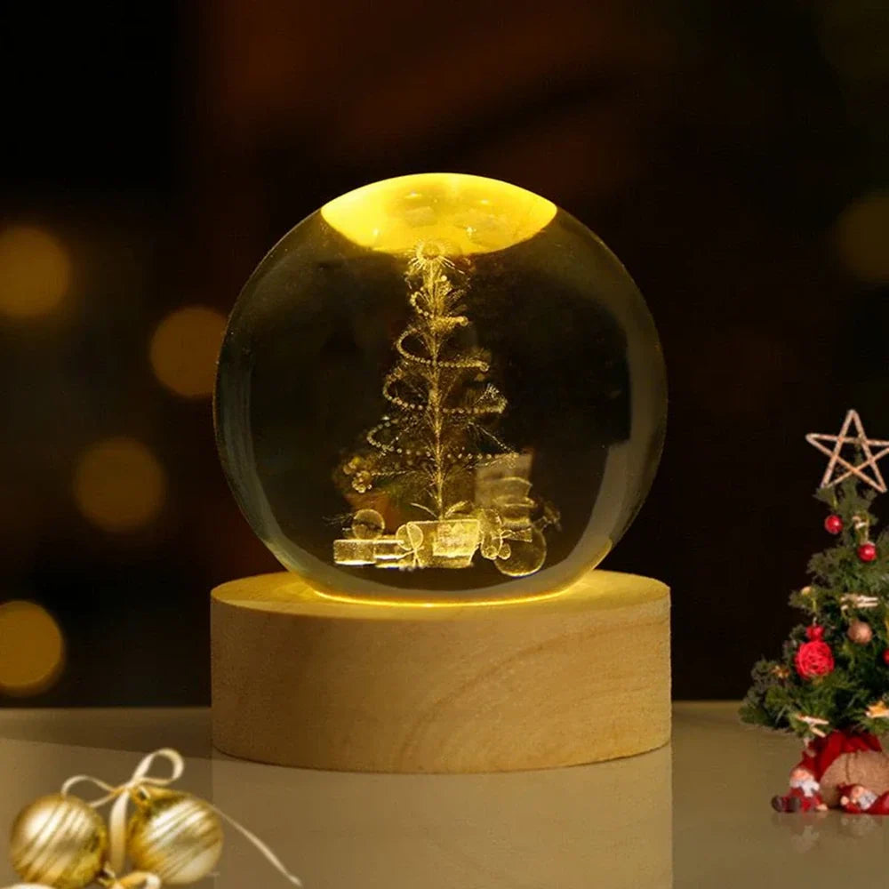 3D Crystal Ball Night Light, view 24