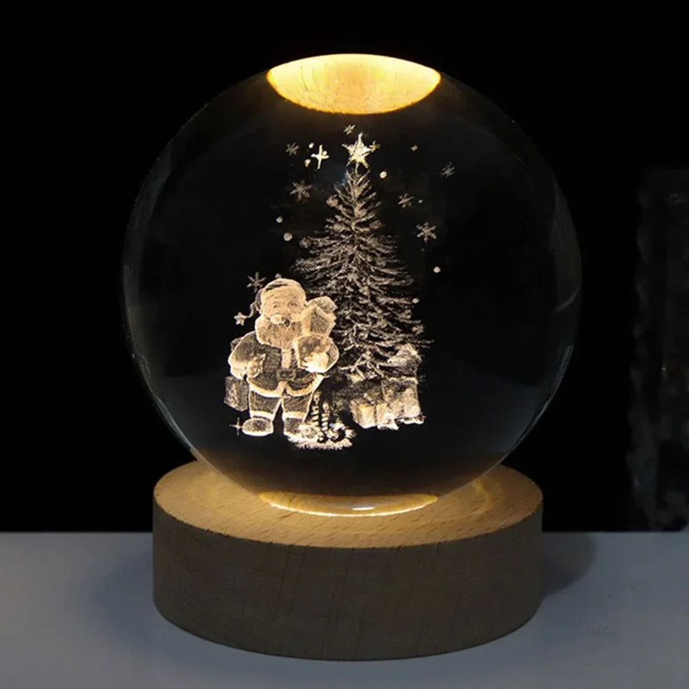 3D Crystal Ball Night Light, view 25