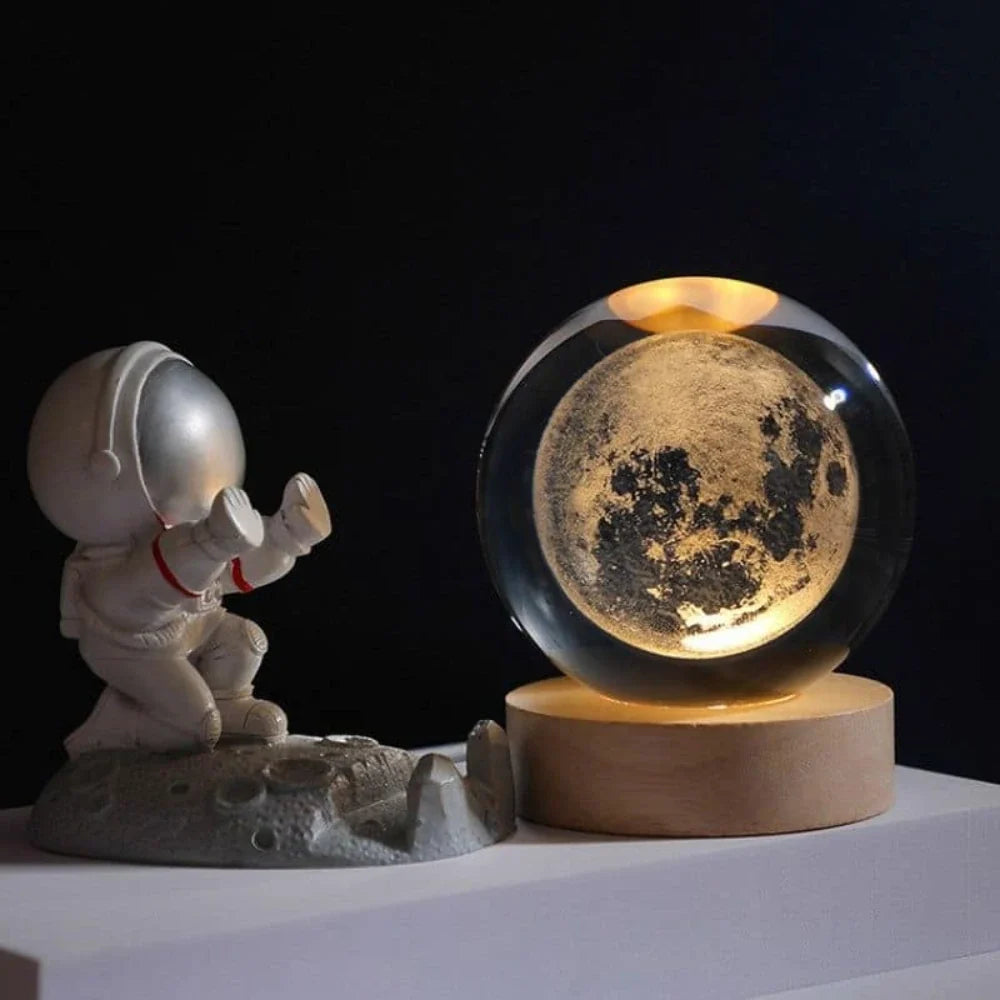 3D Crystal Ball Night Light, view 4