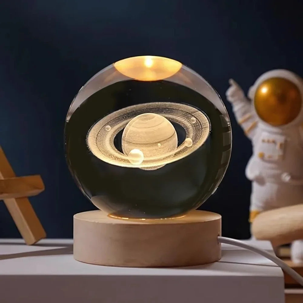 3D Crystal Ball Night Light, view 6