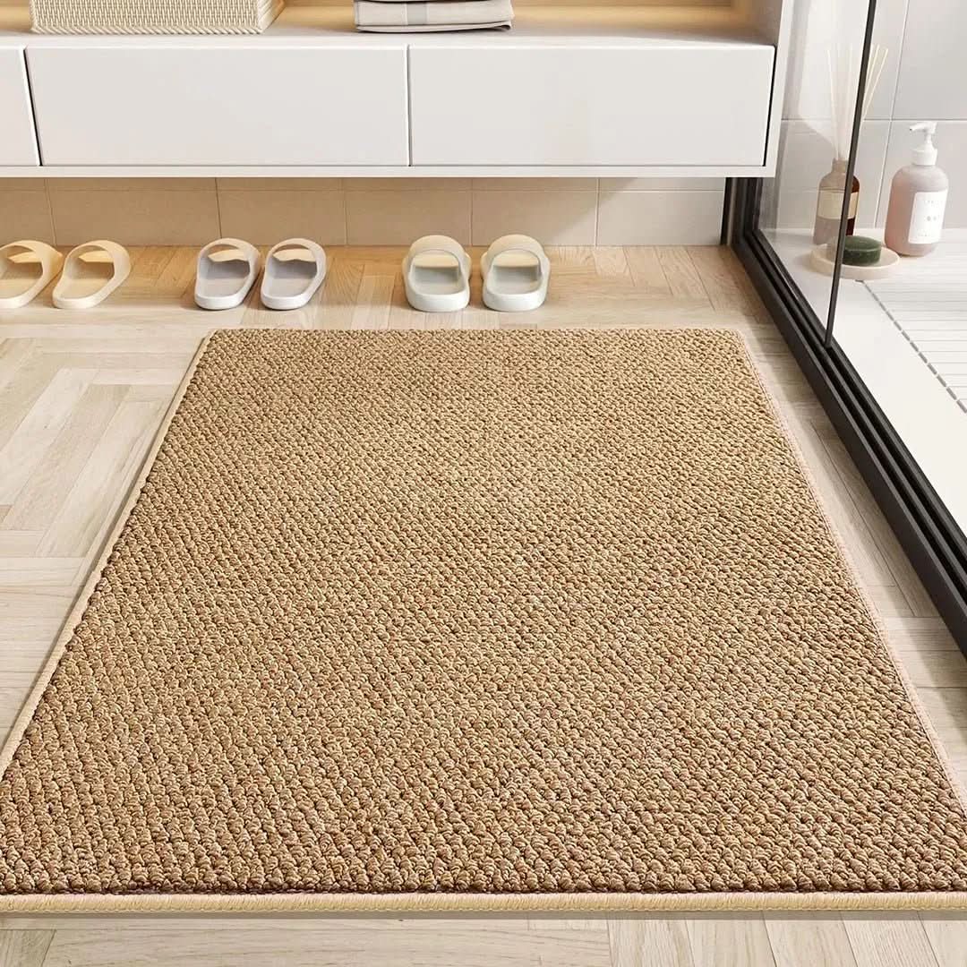 Absorbent Door Mat in coffee