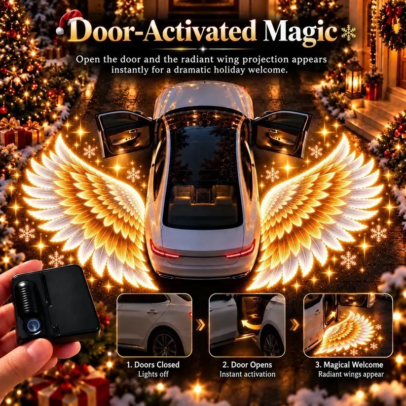 Angel Wing Car Door Projector Lights, view 3