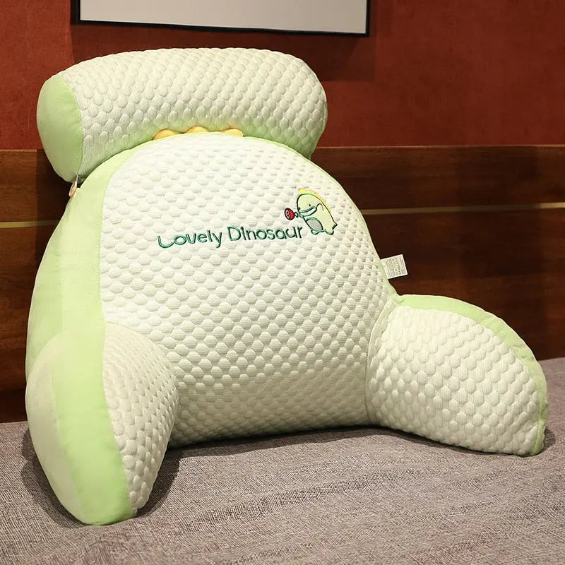 Animal Wedge Back Pillow in dinosaur