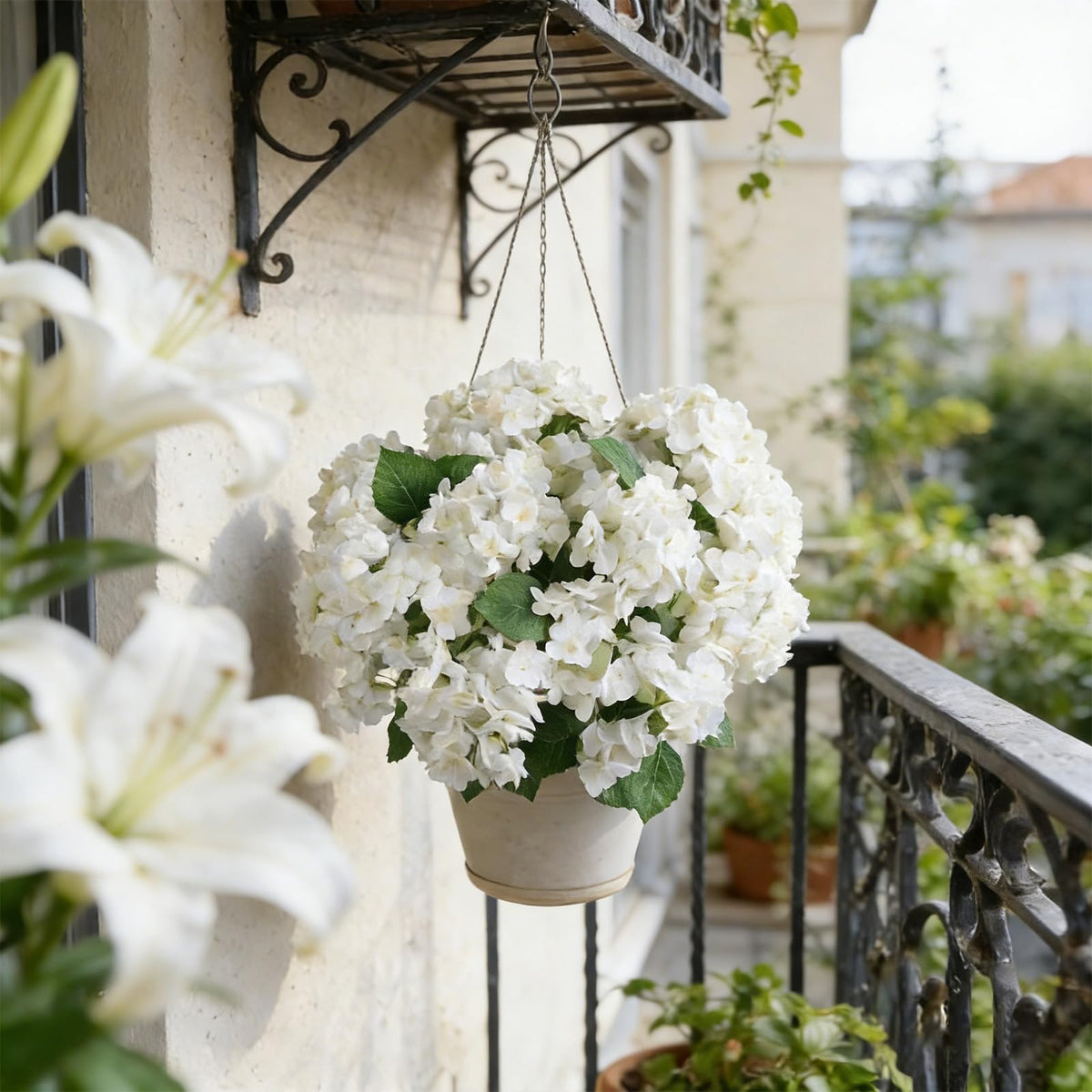 Artificial Outdoor Hydrangeas, view 3