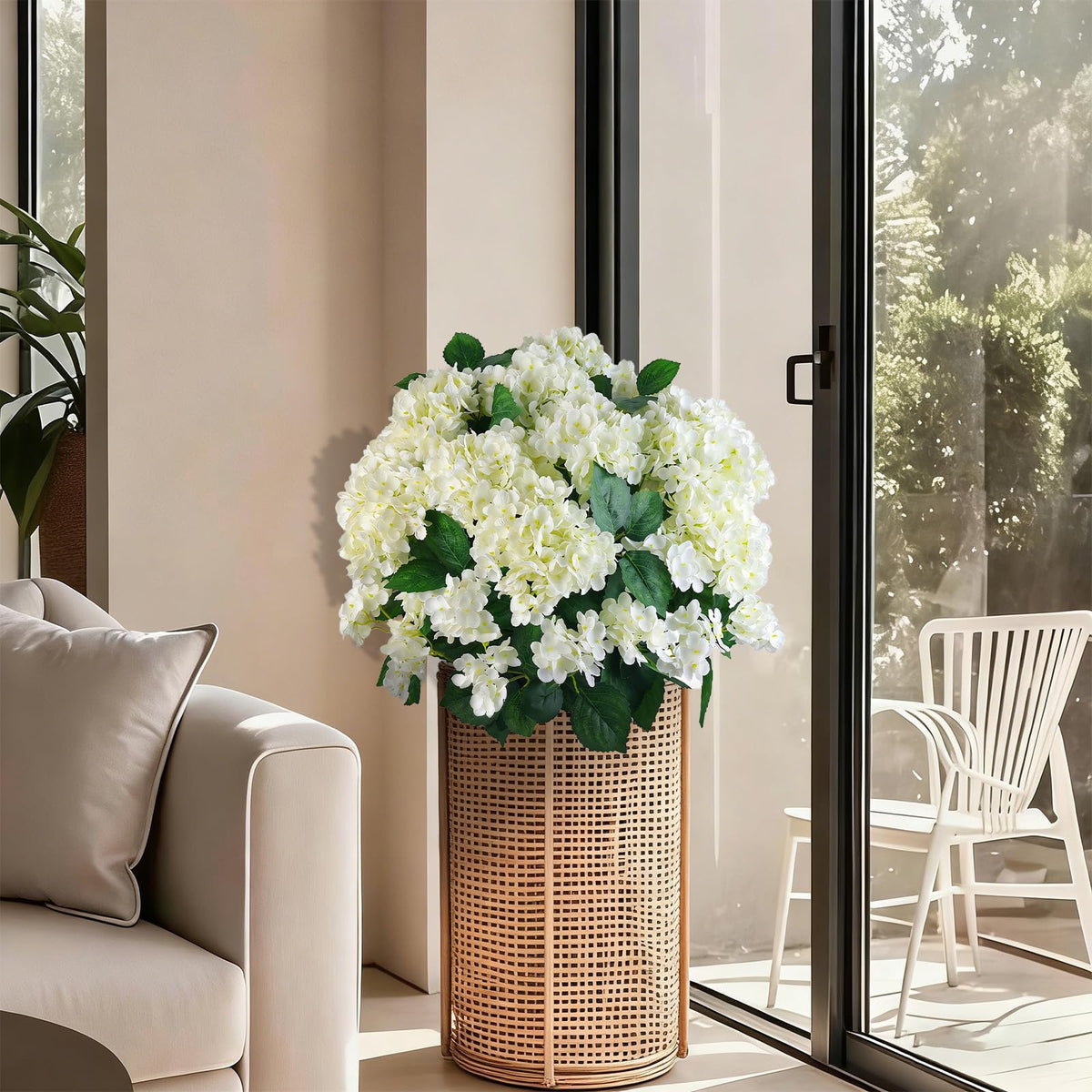 Artificial Outdoor Hydrangeas, view 4
