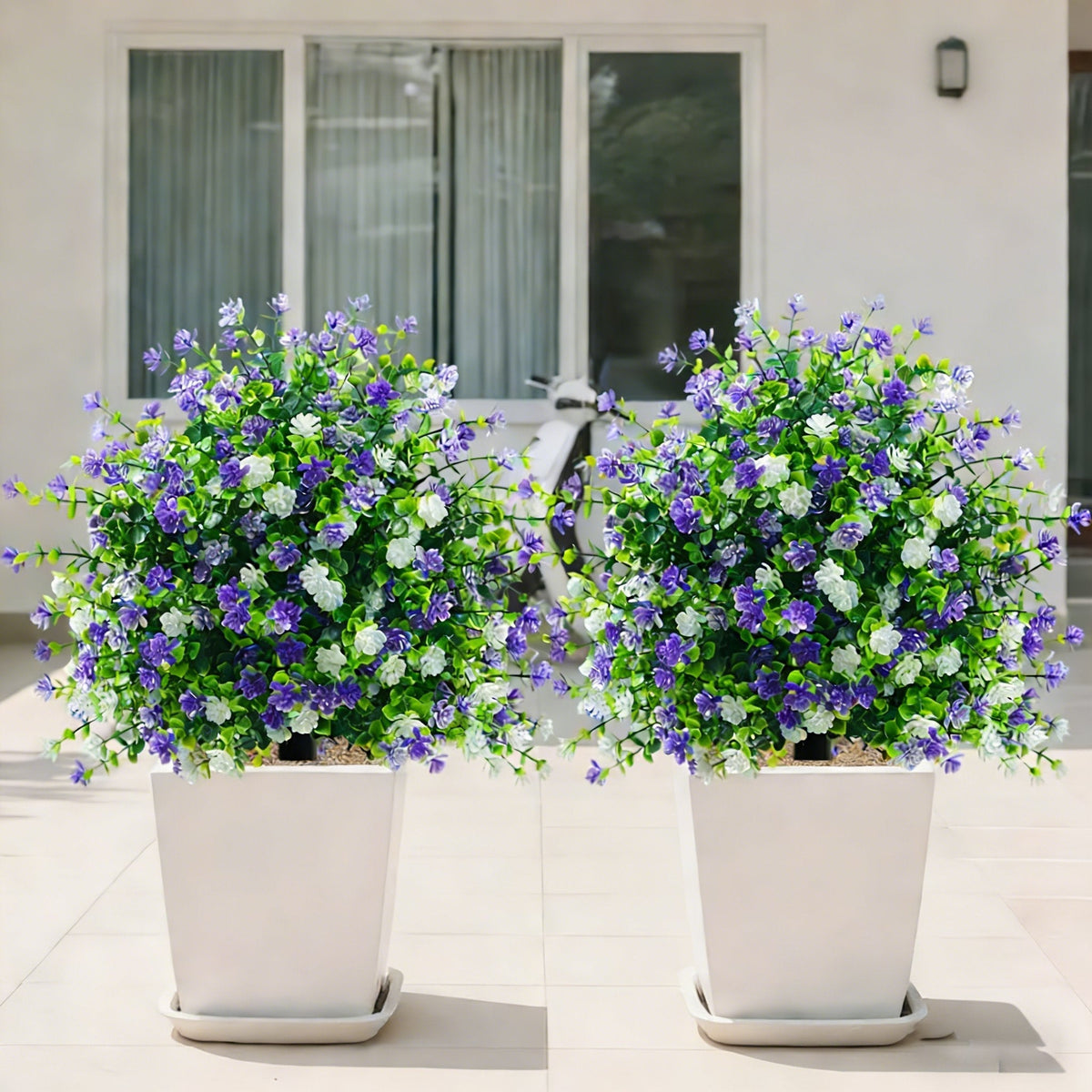 Artificial Topiary Trees with Stakes, Set of 2, view 1