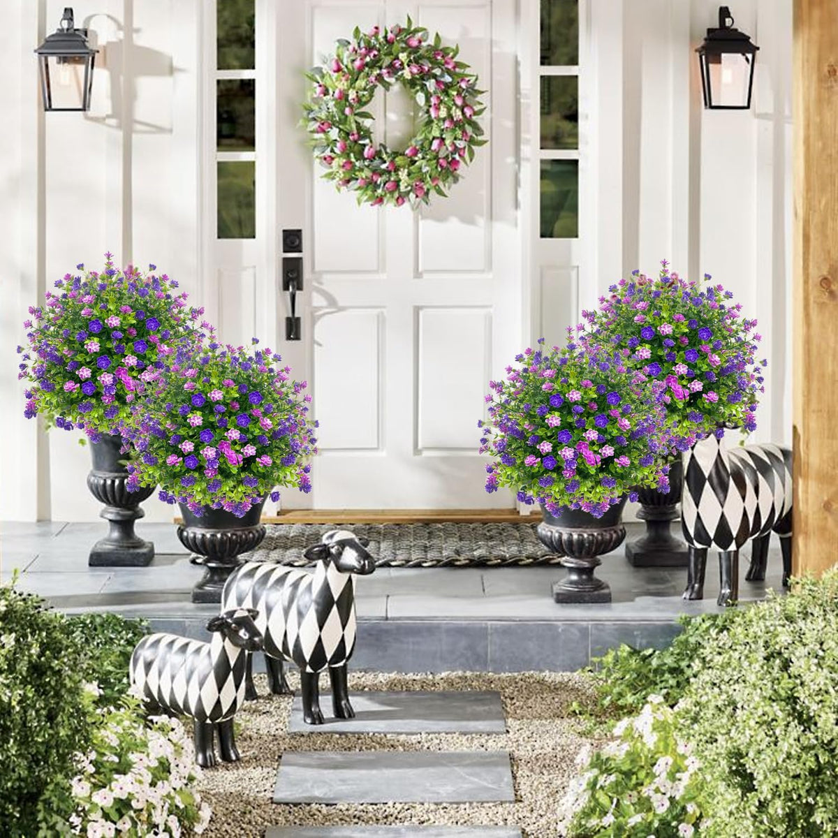 Artificial Topiary Trees with Stakes, Set of 2, view 4