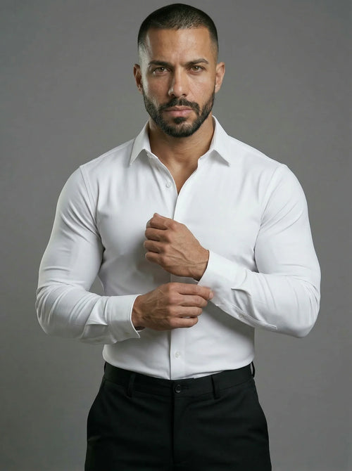 Athletic Fit Stretch Dress Shirt, view 1