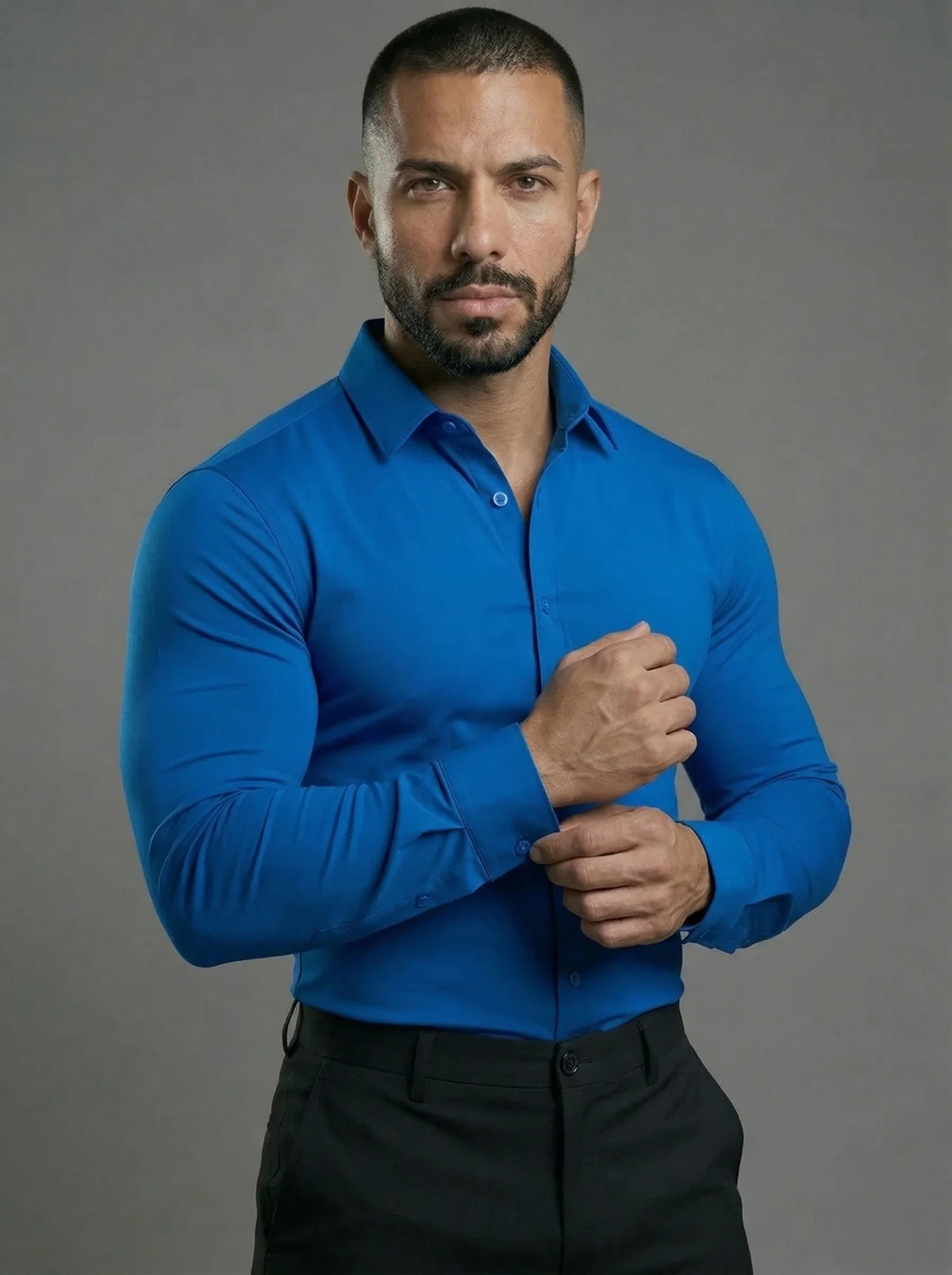 Athletic Fit Stretch Dress Shirt, view 6