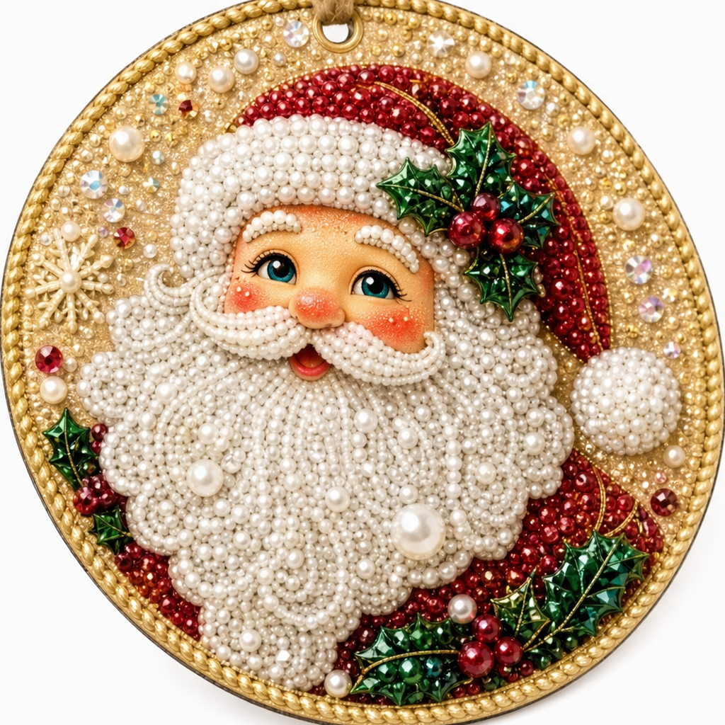 Beaded Gemstone Ornament Kit, Set of 6, view 8
