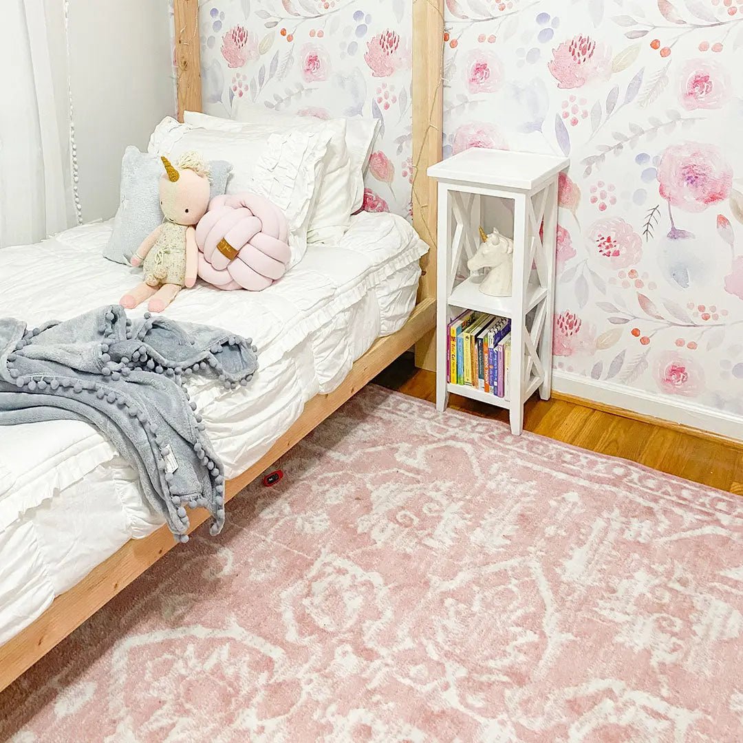 Blush Vintage Medallion Rug, view 12
