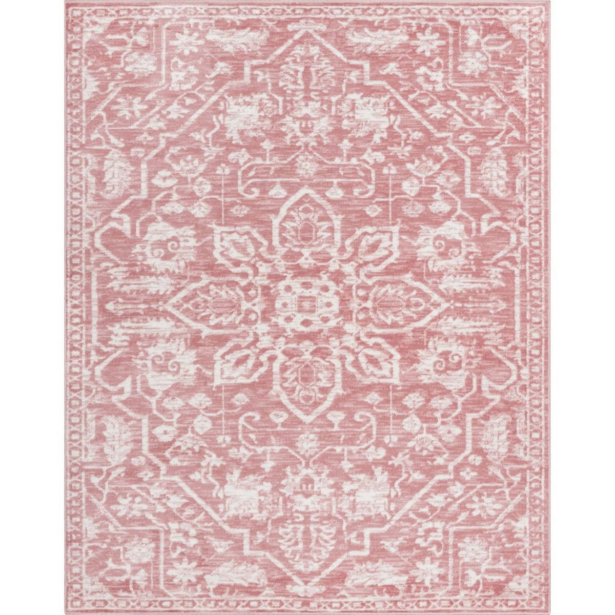 Blush Vintage Medallion Rug, view 2