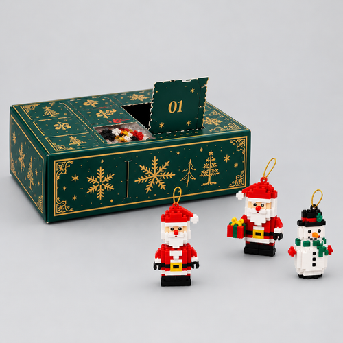 24-Day Brick Ornament Advent Calendar product photo