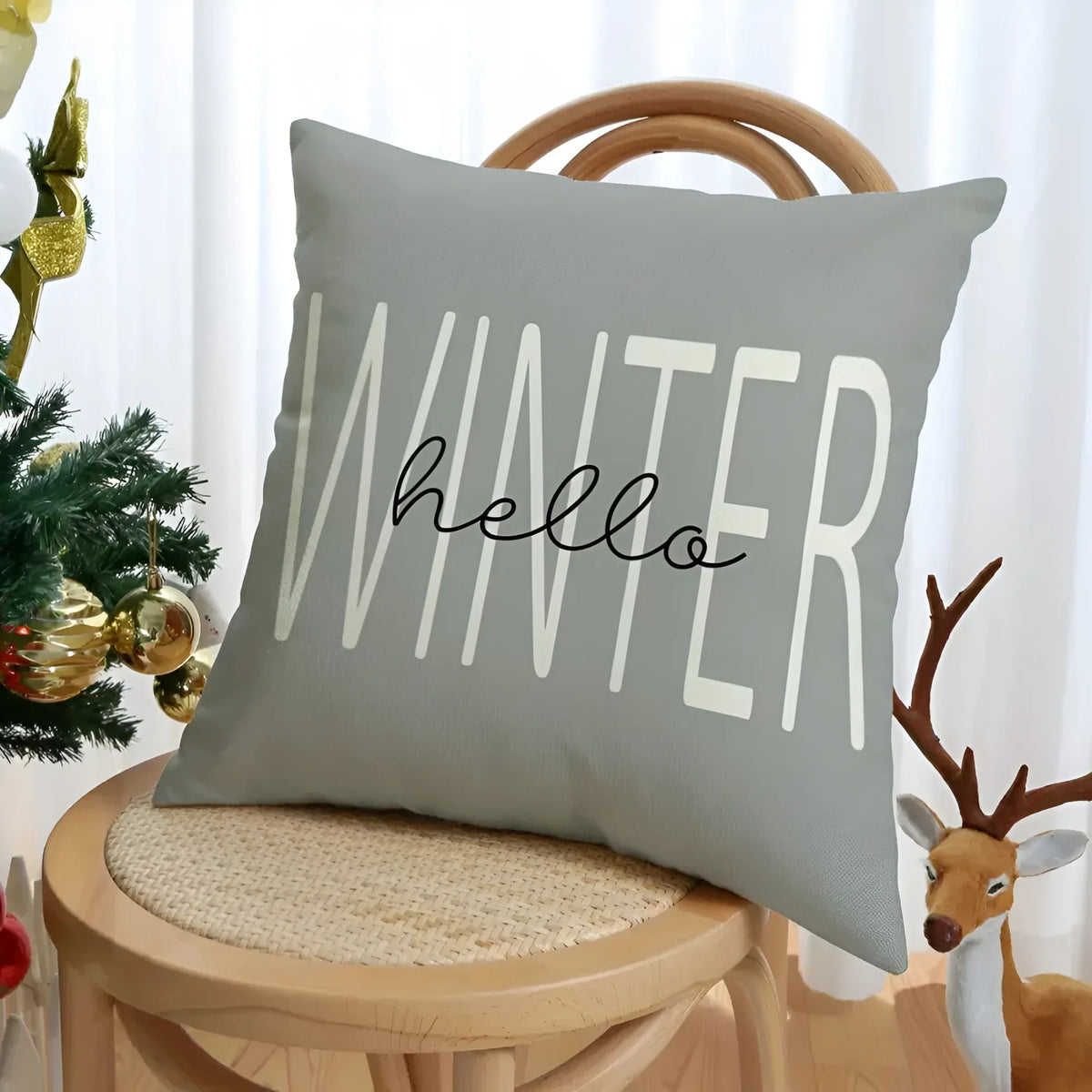 Christmas Pillow Covers, Set of 4, view 5