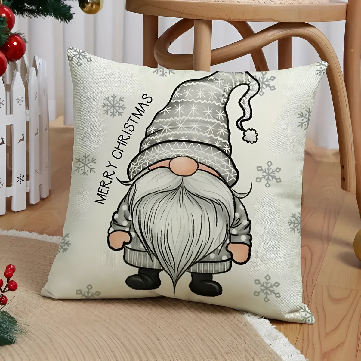 Christmas Pillow Covers, Set of 4, view 6