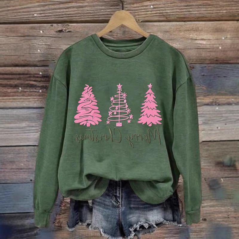 Christmas Tree Graphic Sweatshirt, view 2