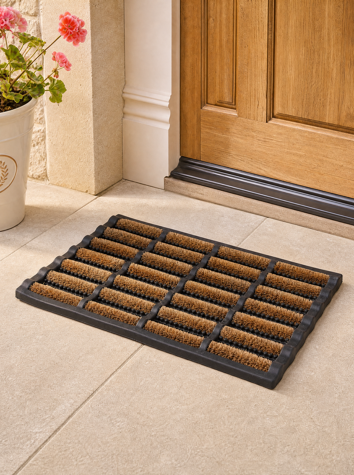 Coir and Rubber Scraper Doormat, main photo