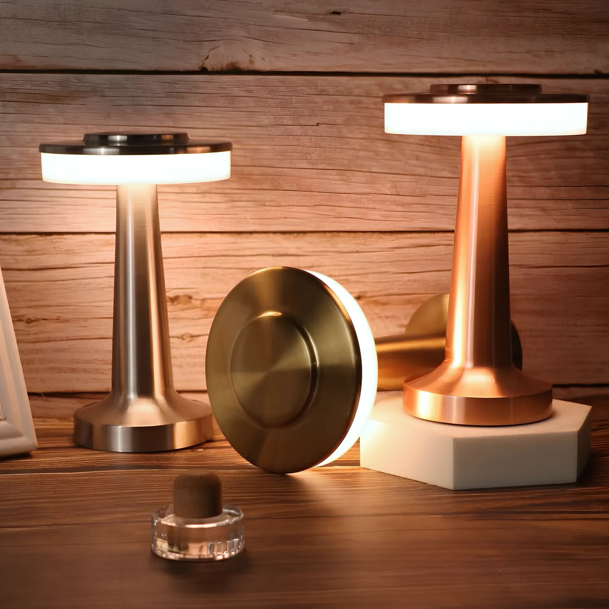 Cordless Metal Table Lamp, view 12