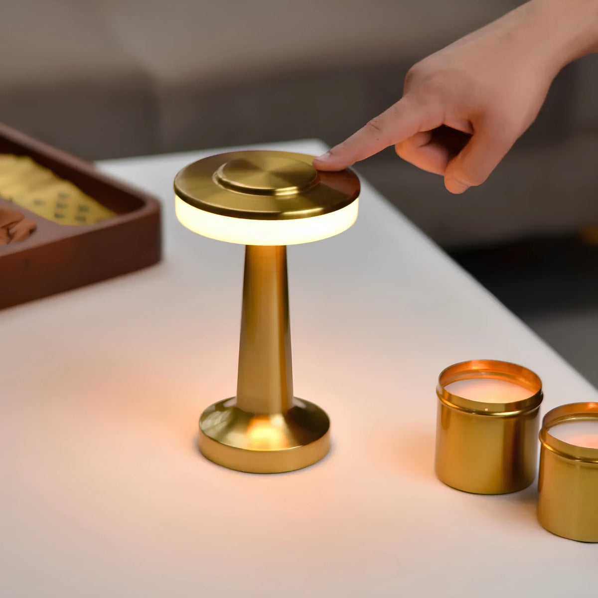 Cordless Metal Table Lamp, view 6