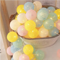 Cotton Ball LED String Lights, view 1