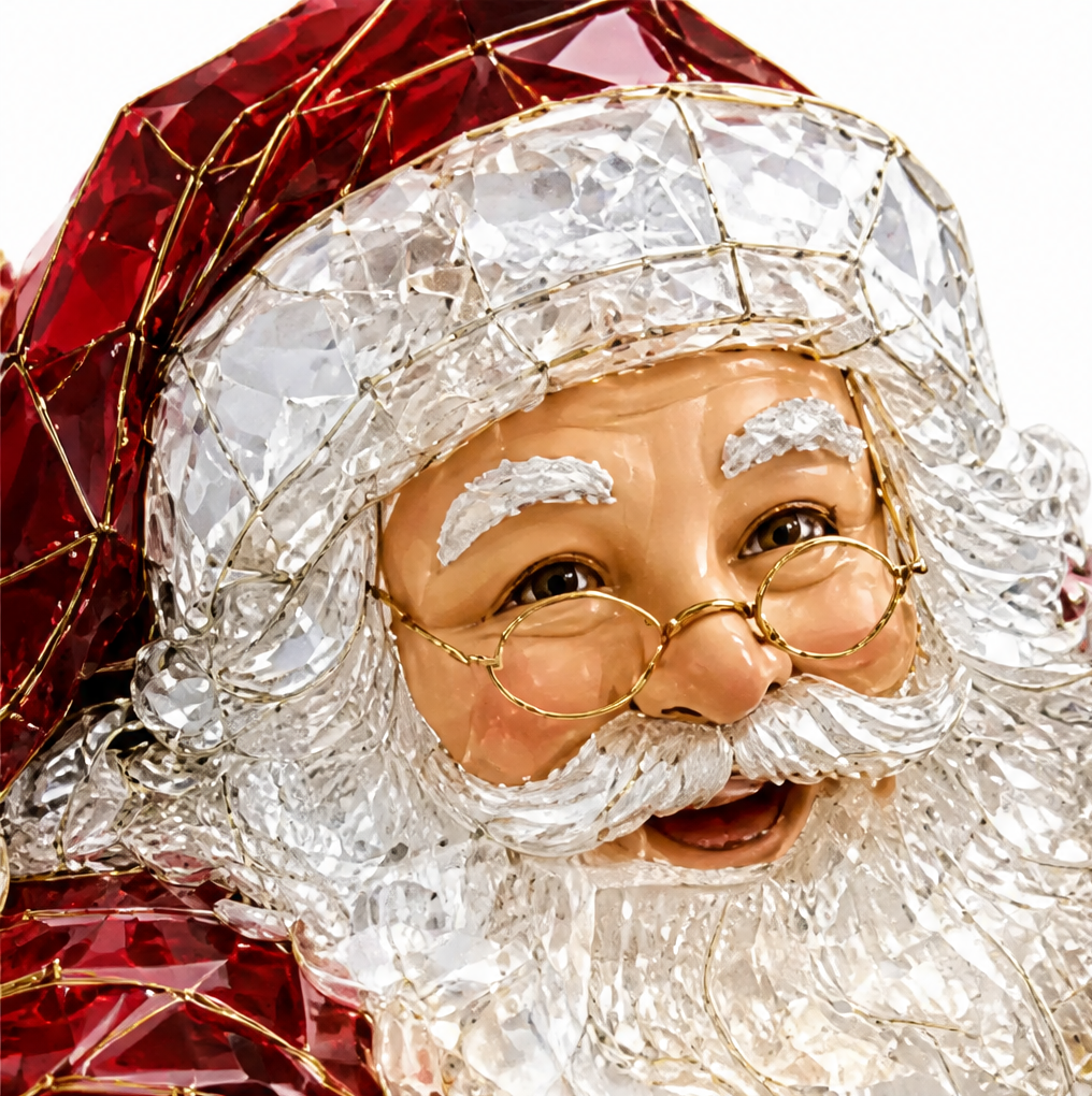 Cracked Glass Christmas Window Cling, view 7