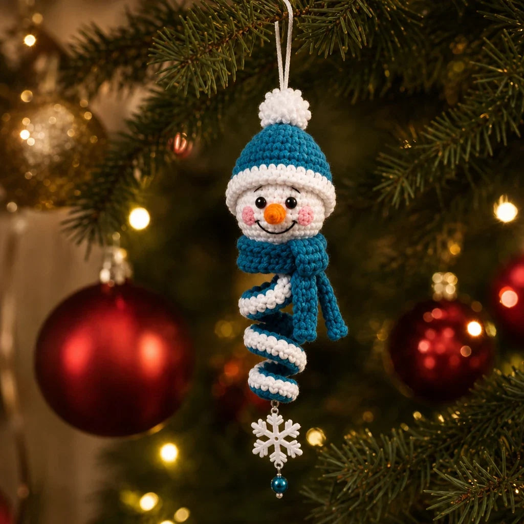 Crochet Snowman Ornament Kit, view 1