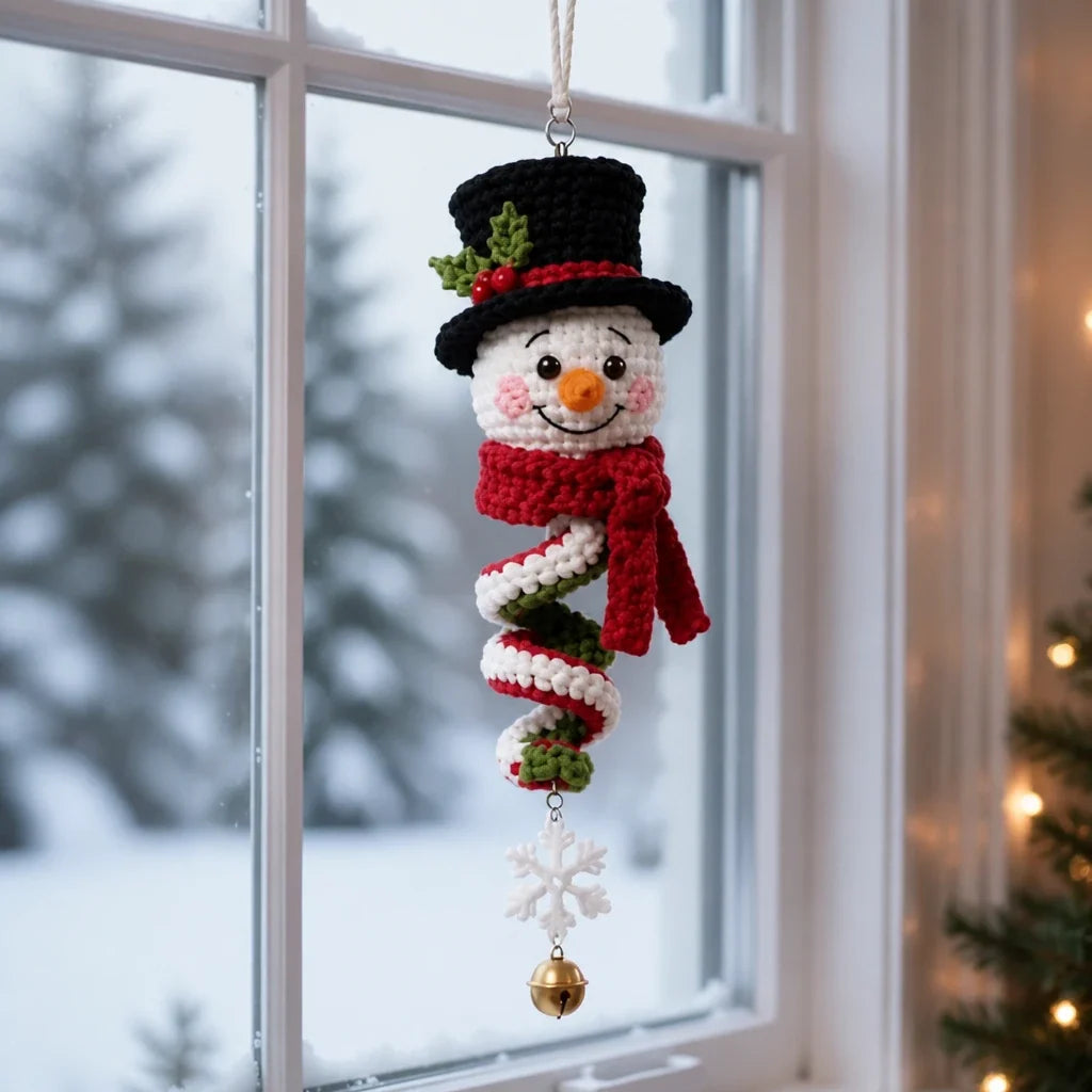 Crochet Snowman Ornament Kit, view 5