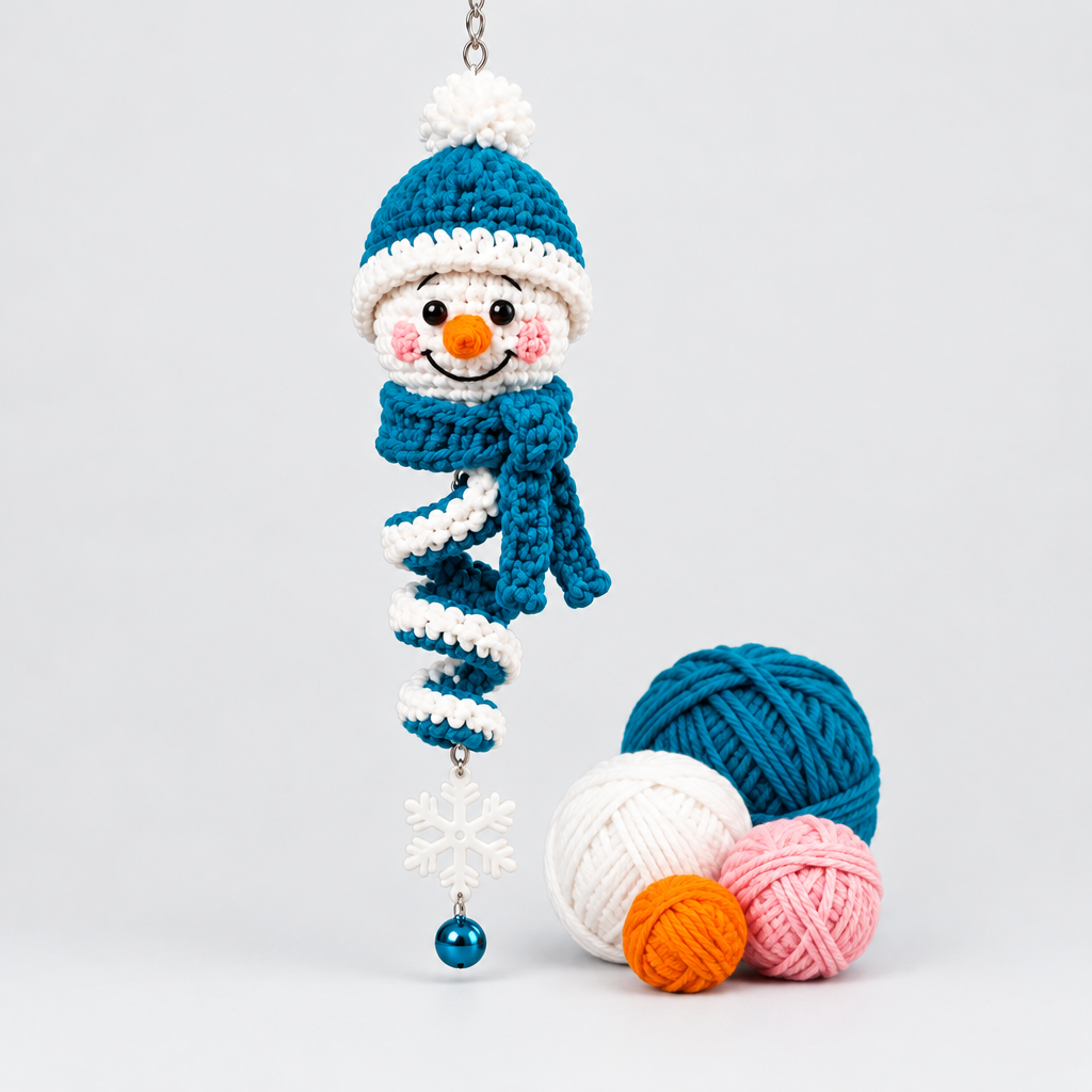 Crochet Snowman Ornament Kit product photo