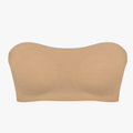 Crossover Strapless Bra in camel